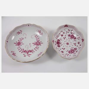 Meissen Mokkaservice "Indisch, purpur"