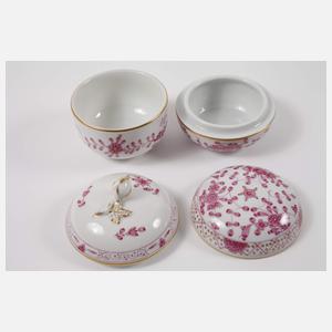Meissen Mokkaservice "Indisch, purpur"
