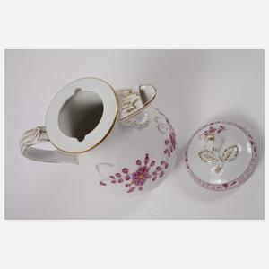 Meissen Mokkaservice "Indisch, purpur"