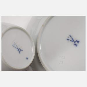 Meissen Kaffeeservice Weinlaubdekor