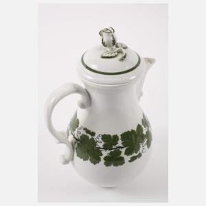 Meissen Kaffeeservice Weinlaubdekor