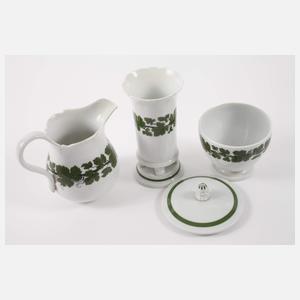 Meissen Kaffeeservice Weinlaubdekor