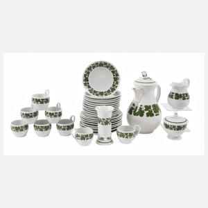 Meissen Kaffeeservice Weinlaubdekor