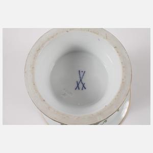 Meissen Trichtervase Weinrebendekor
