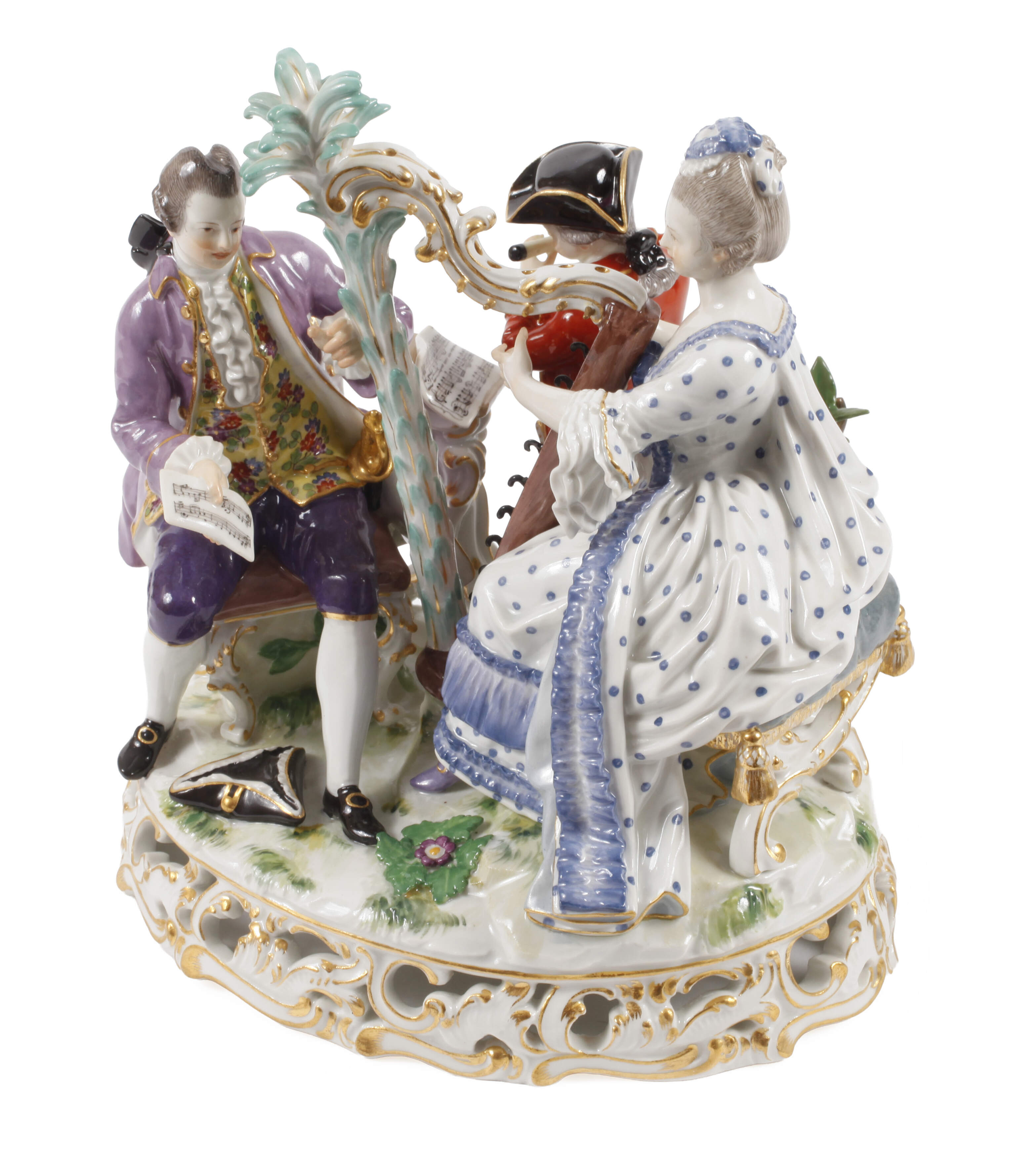 Meissen "Rokokogruppe, musizierend"