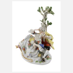 Meissen "Liebesgruppe mit Baum"