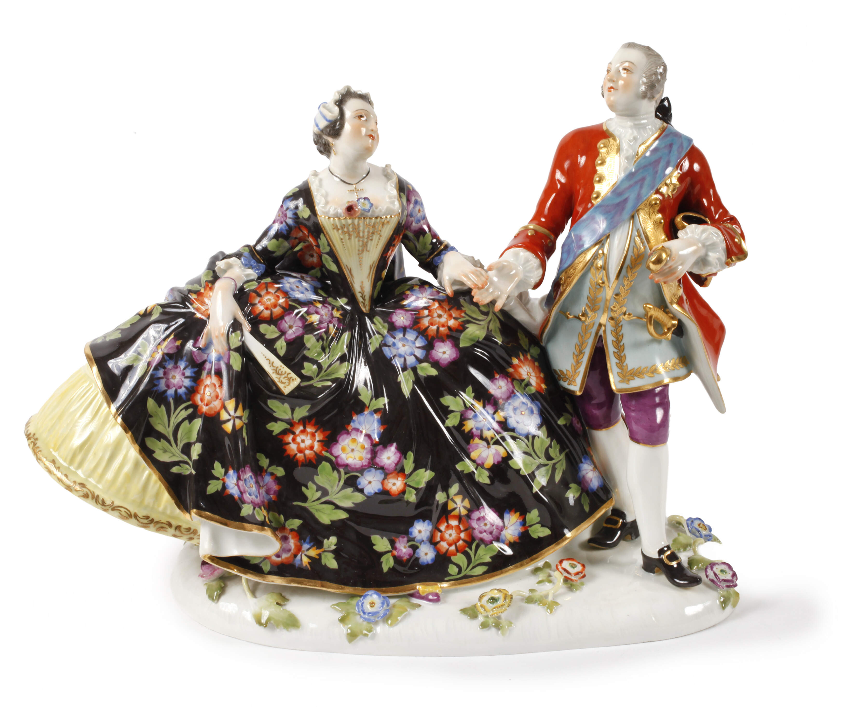 Meissen "Liebesgruppe/Der polnische Handkuss"