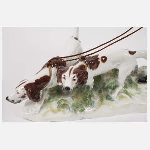 Meissen "Jäger mit zwei Jagdhunden"
