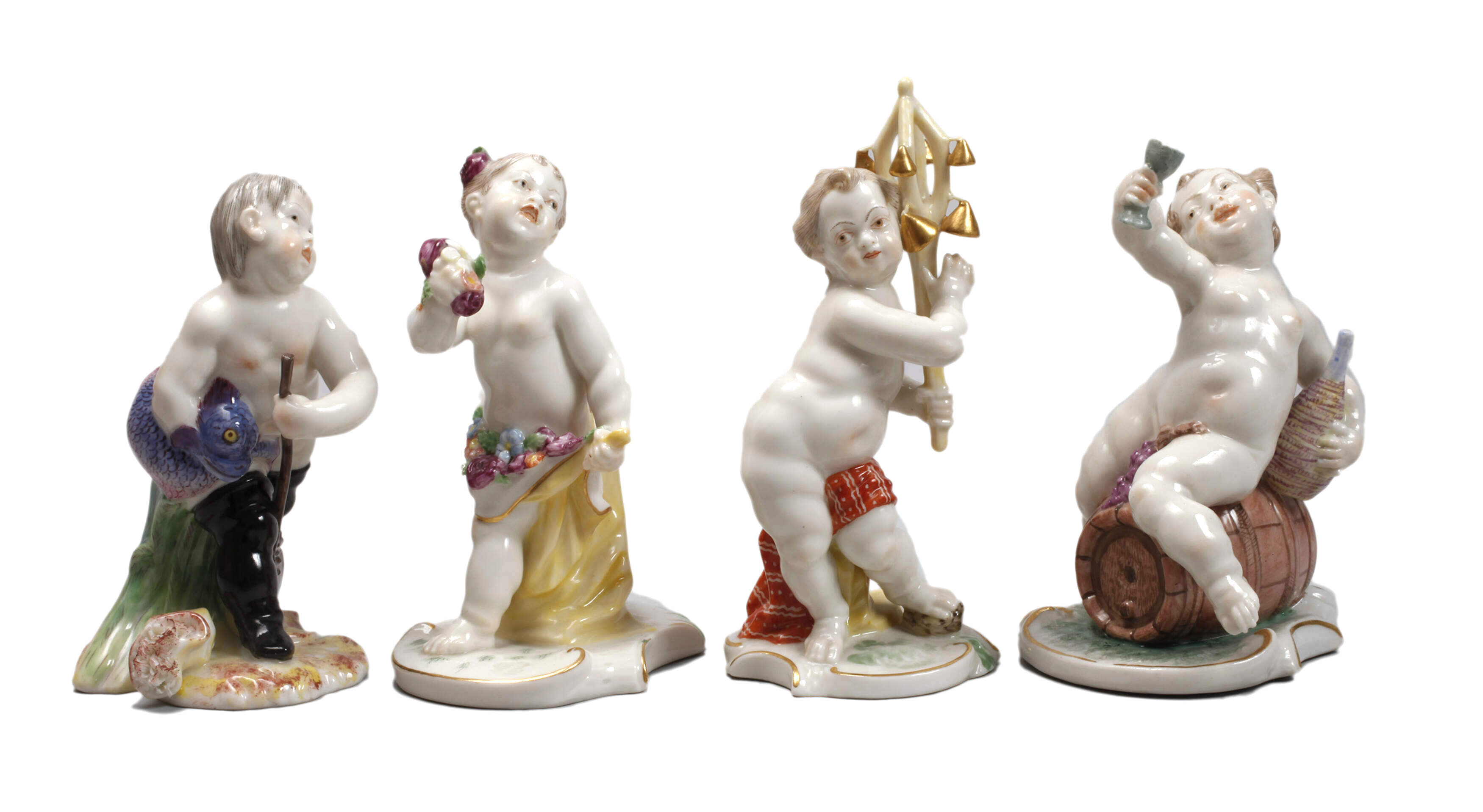 Nymphenburg vier Putten