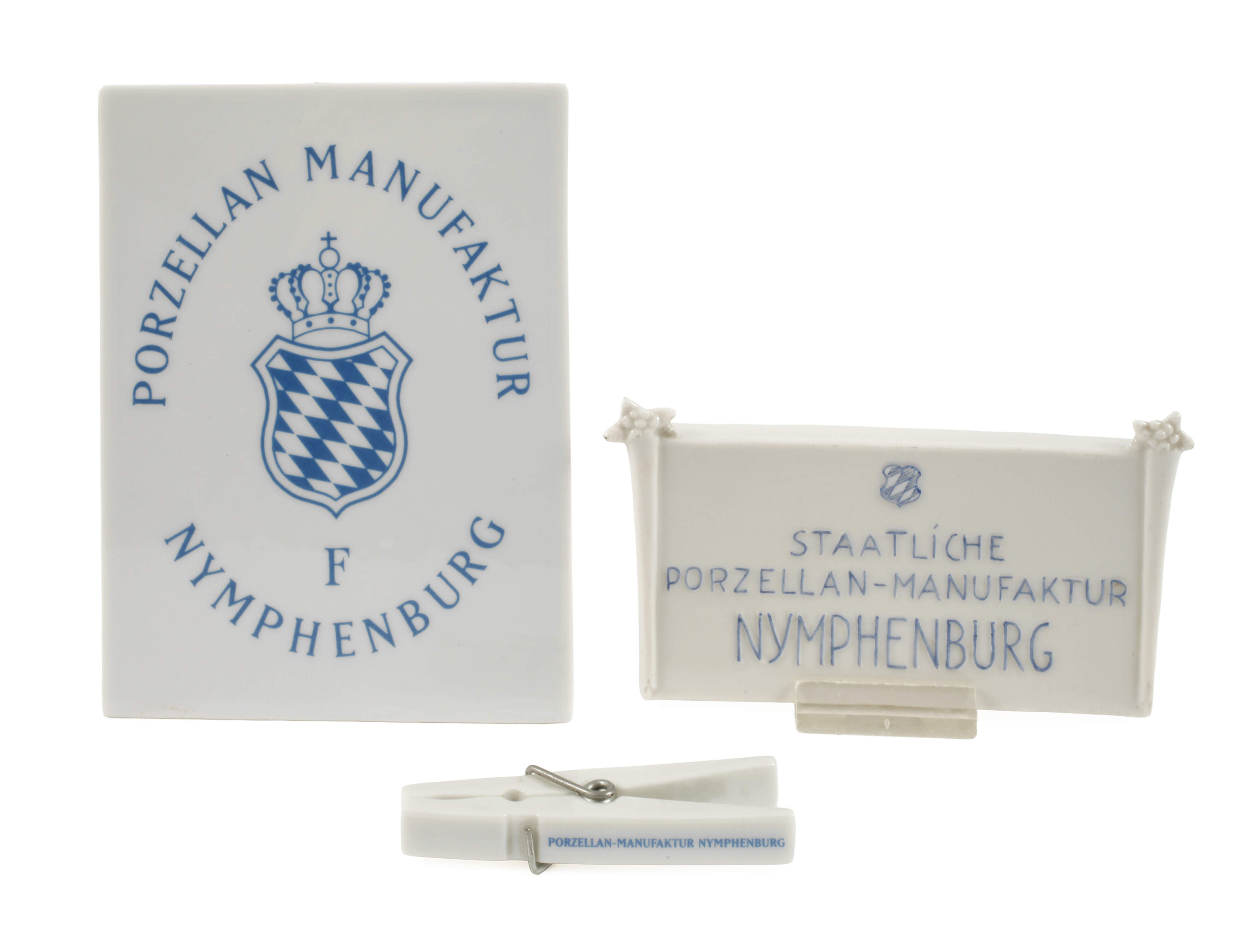 Nymphenburg drei Werbeaufsteller