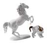Rosenthal Pferd und Katze