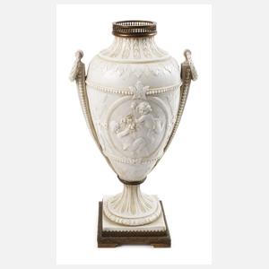 Schwarza-Saalbahn Prunkvase Puttenrelief