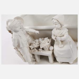 Schwarza-Saalbahn Jardinière mit Kindern