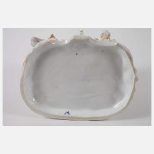 Schwarza-Saalbahn figürliche Deckeldose als Sänfte