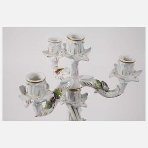 Sitzendorf großer figürlicher Prunkleuchter