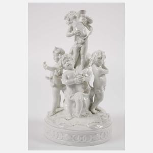 Volkstedt allegorische Amorettengruppe