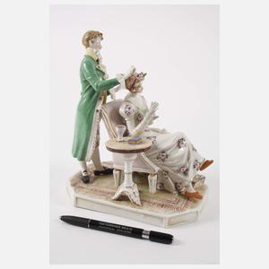 Ackermann & Fritze Volkstedt Im Boudoir