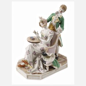 Ackermann & Fritze Volkstedt Im Boudoir