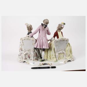 Volkstedt galante Figurengruppe