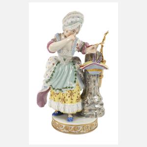 Alt-Wien Rokokodame beim Pfeilschießen