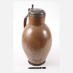 Übergroße barocke Steinzeugkanne