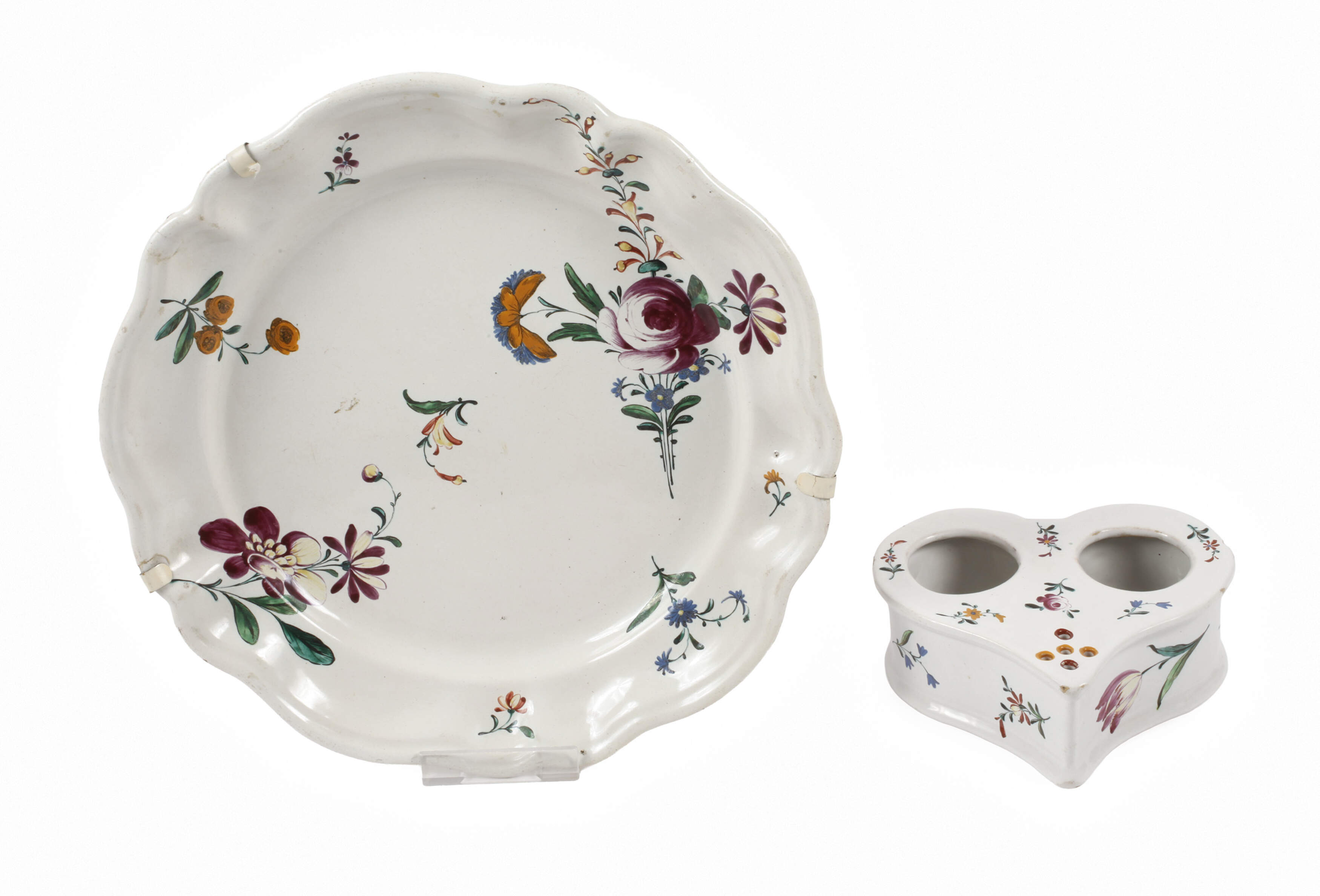 Holitsch Ungarn Wandteller und Tintenzeug