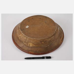 Hafnerkeramik mit Spruchband