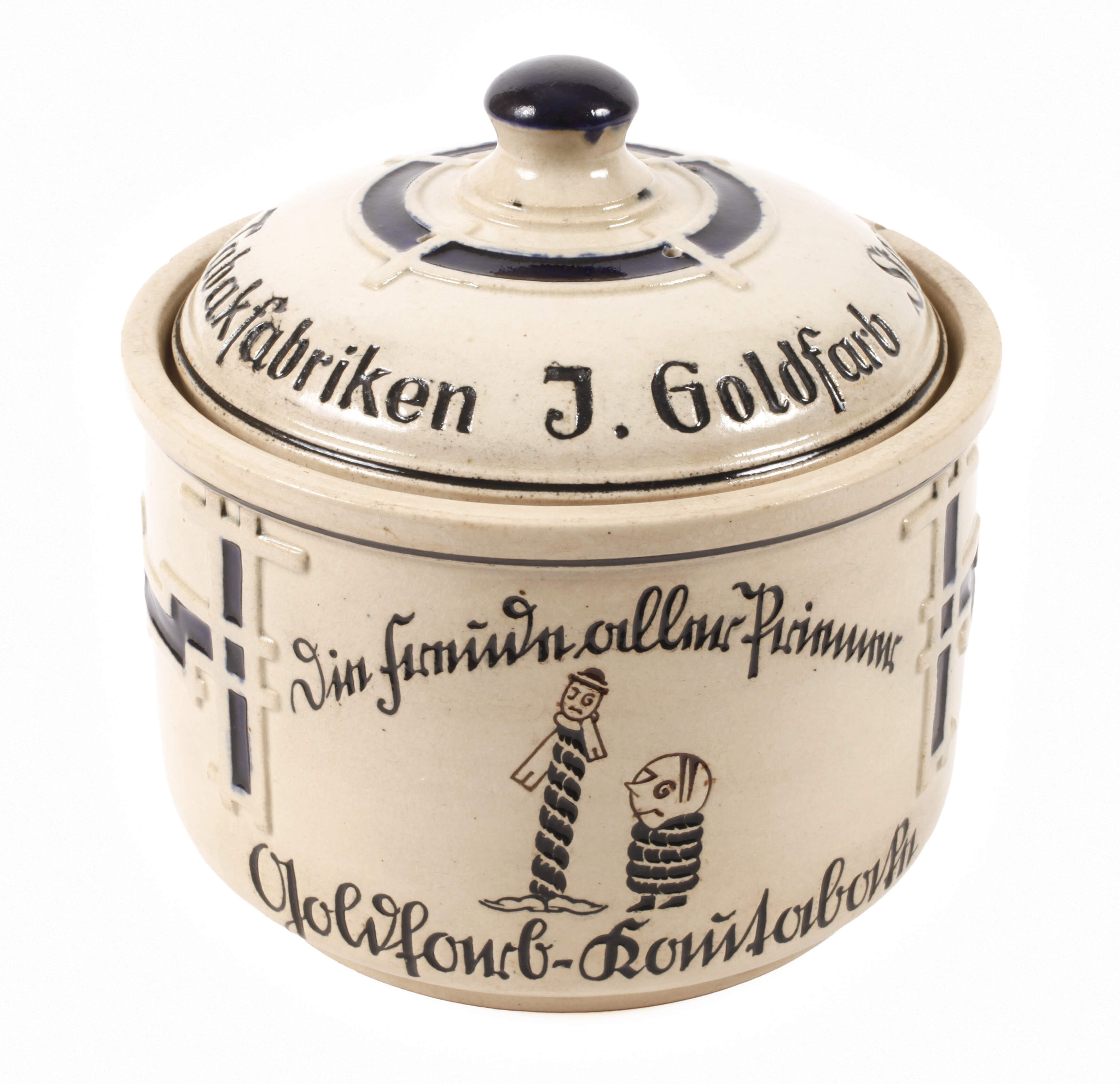 Westerwälder Kautabaktopf Art déco