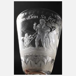 Barocker Deckelpokal Erotika