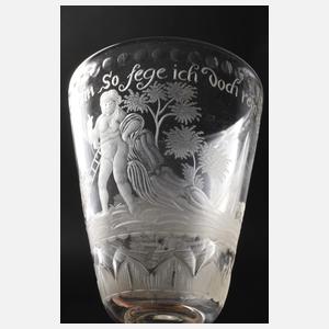 Barocker Deckelpokal Erotika