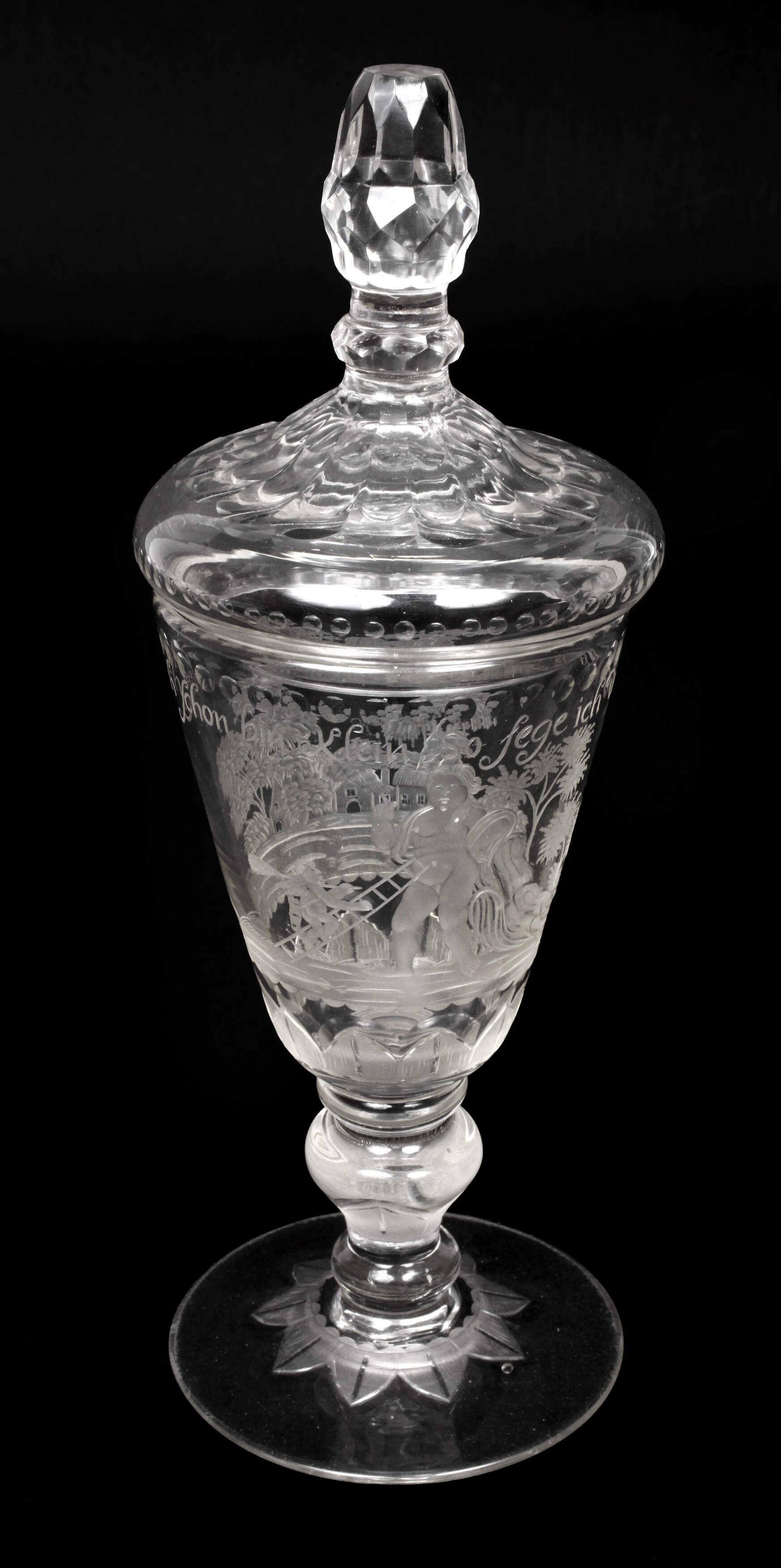 Barocker Deckelpokal Erotika