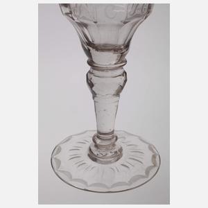 Barockes Spruchglas Schlesien