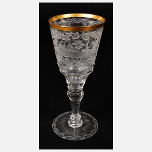 Barockes Spruchglas Schlesien