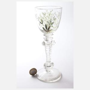 Sechs Weingläser Historismus