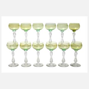 St. Louis zwölf Weingläser