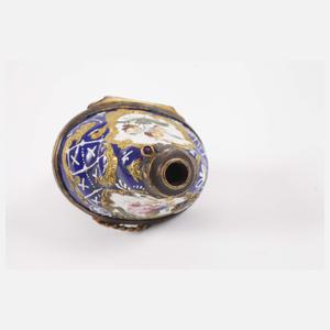 Feine Rokoko Schnupftabakdose Emaillemalerei