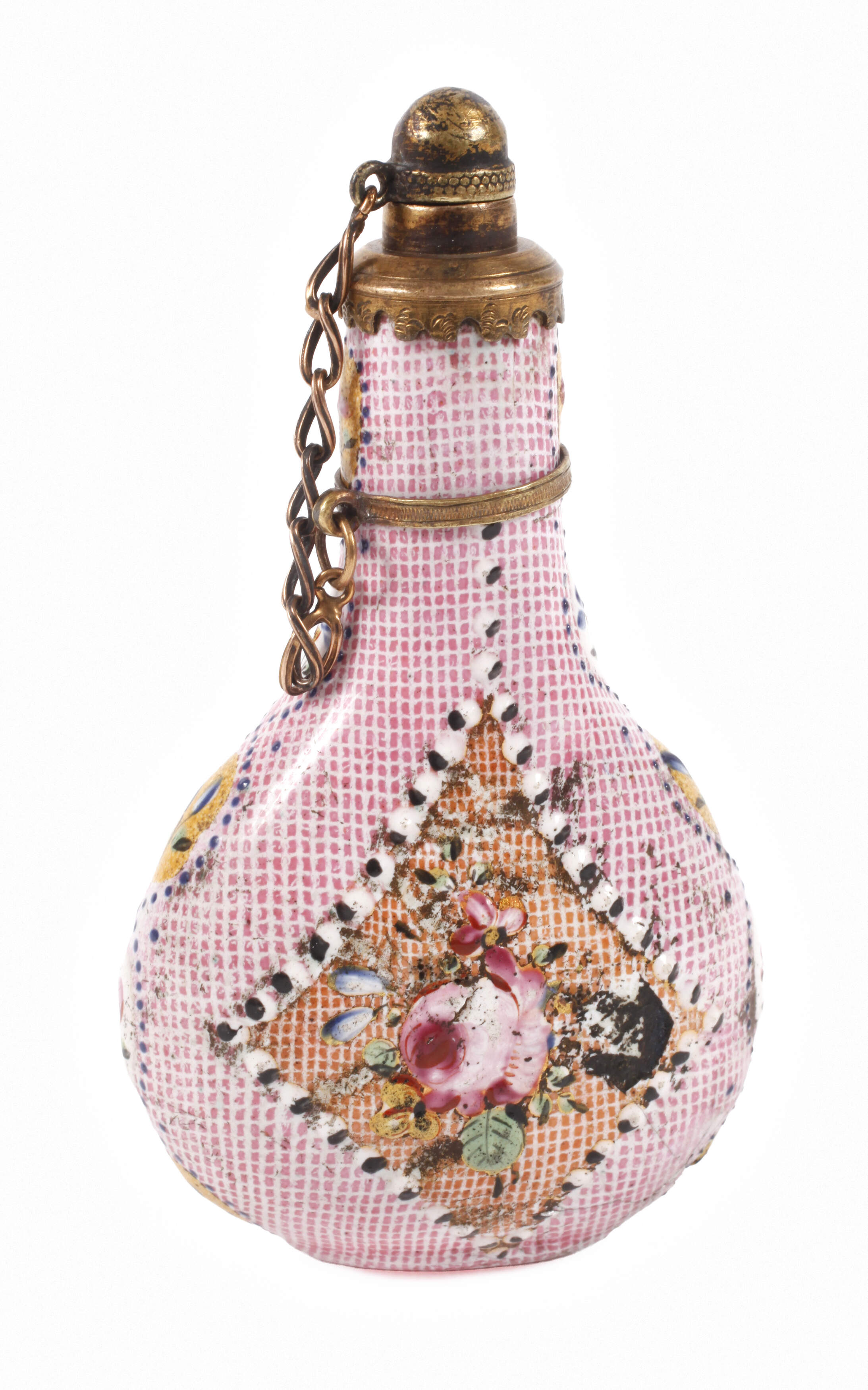 Rokoko Riechfläschchen "émail de saxe"