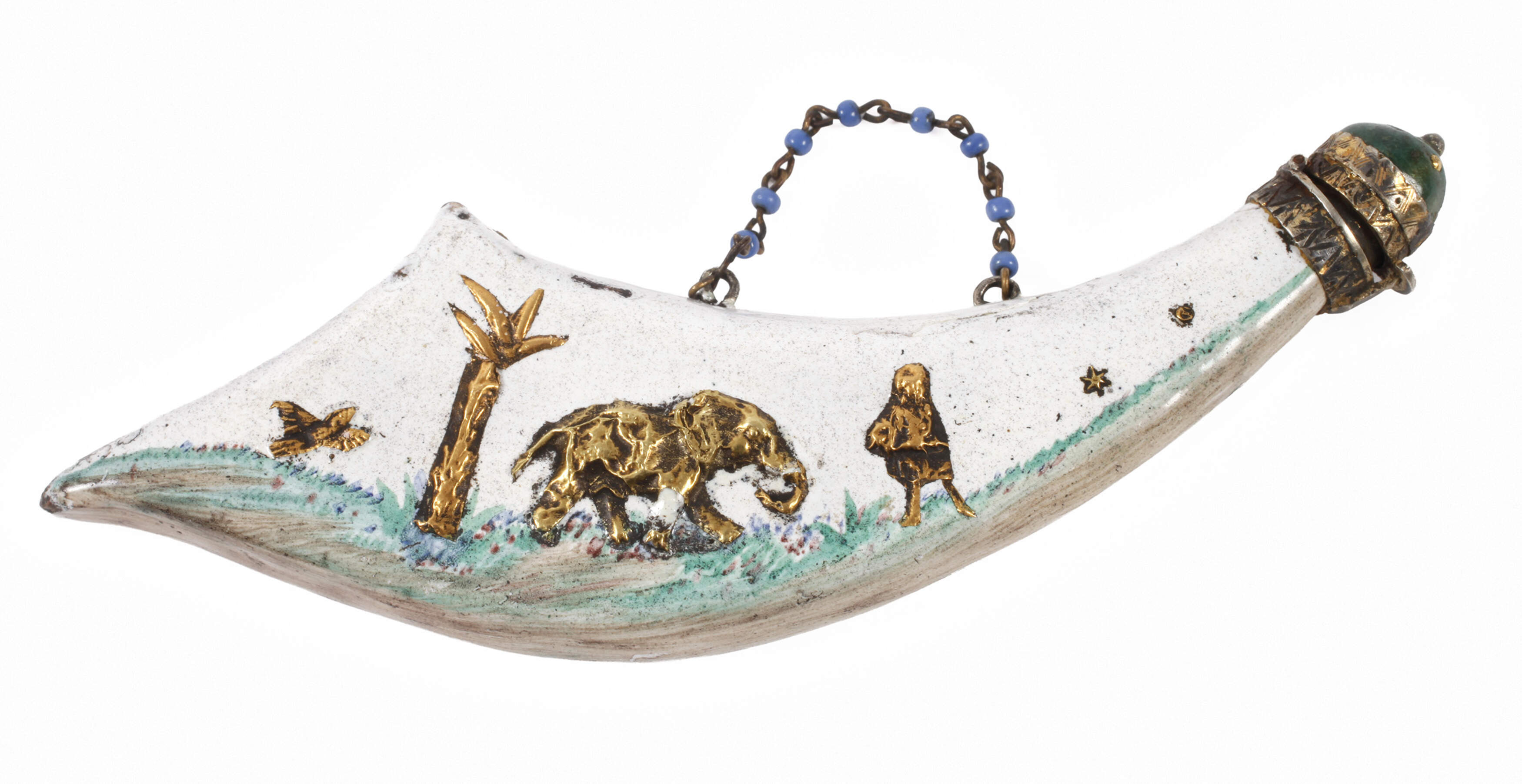 Schnupftabakflasche Snuff Horn