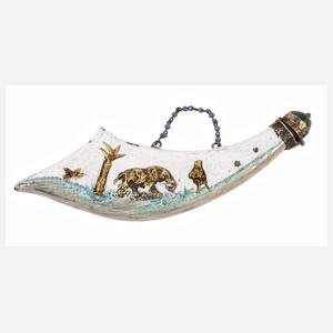 Schnupftabakflasche Snuff Horn