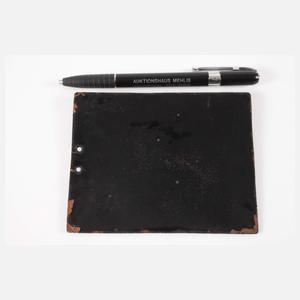 Limoges Emaille-Bildplatte "I.R. 1549"