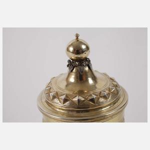 Augsburger Vermeil Deckelbecher