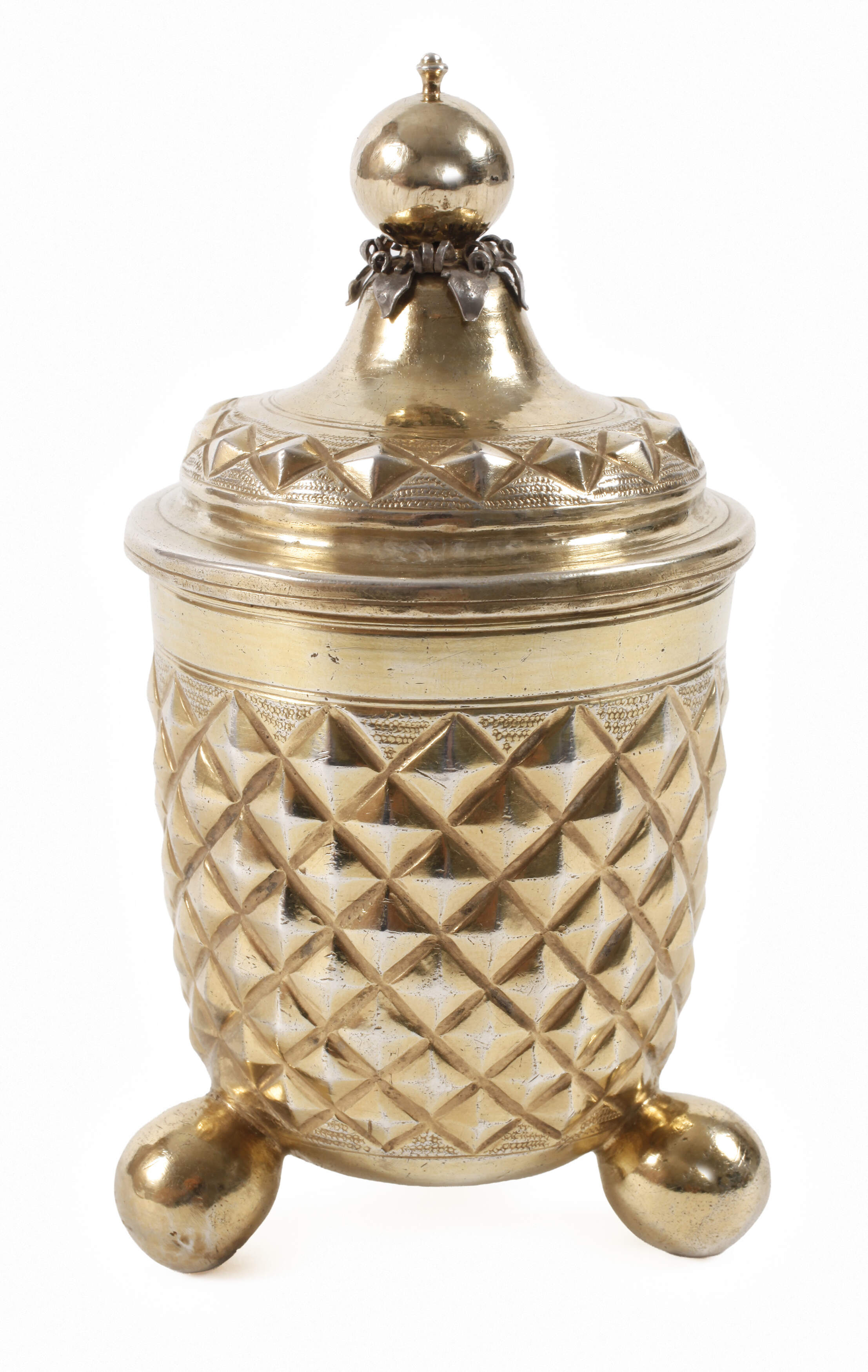 Augsburger Vermeil Deckelbecher