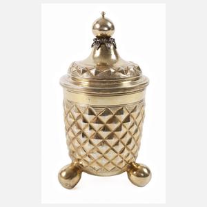 Augsburger Vermeil Deckelbecher