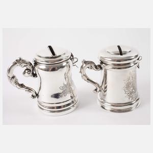 Paar feine Spardosen