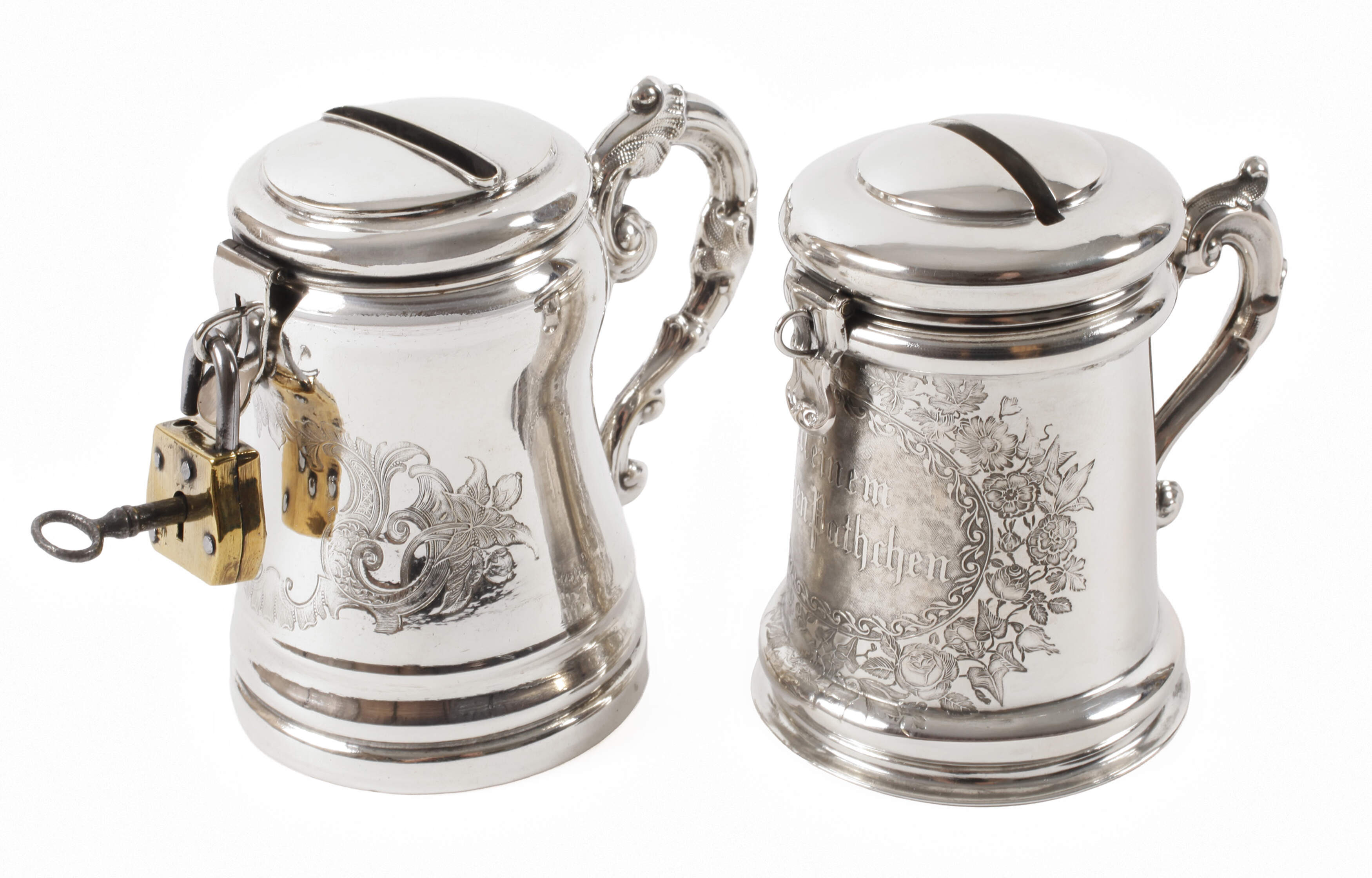 Paar feine Spardosen