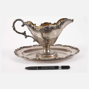 Silbersauciere im Barockstil