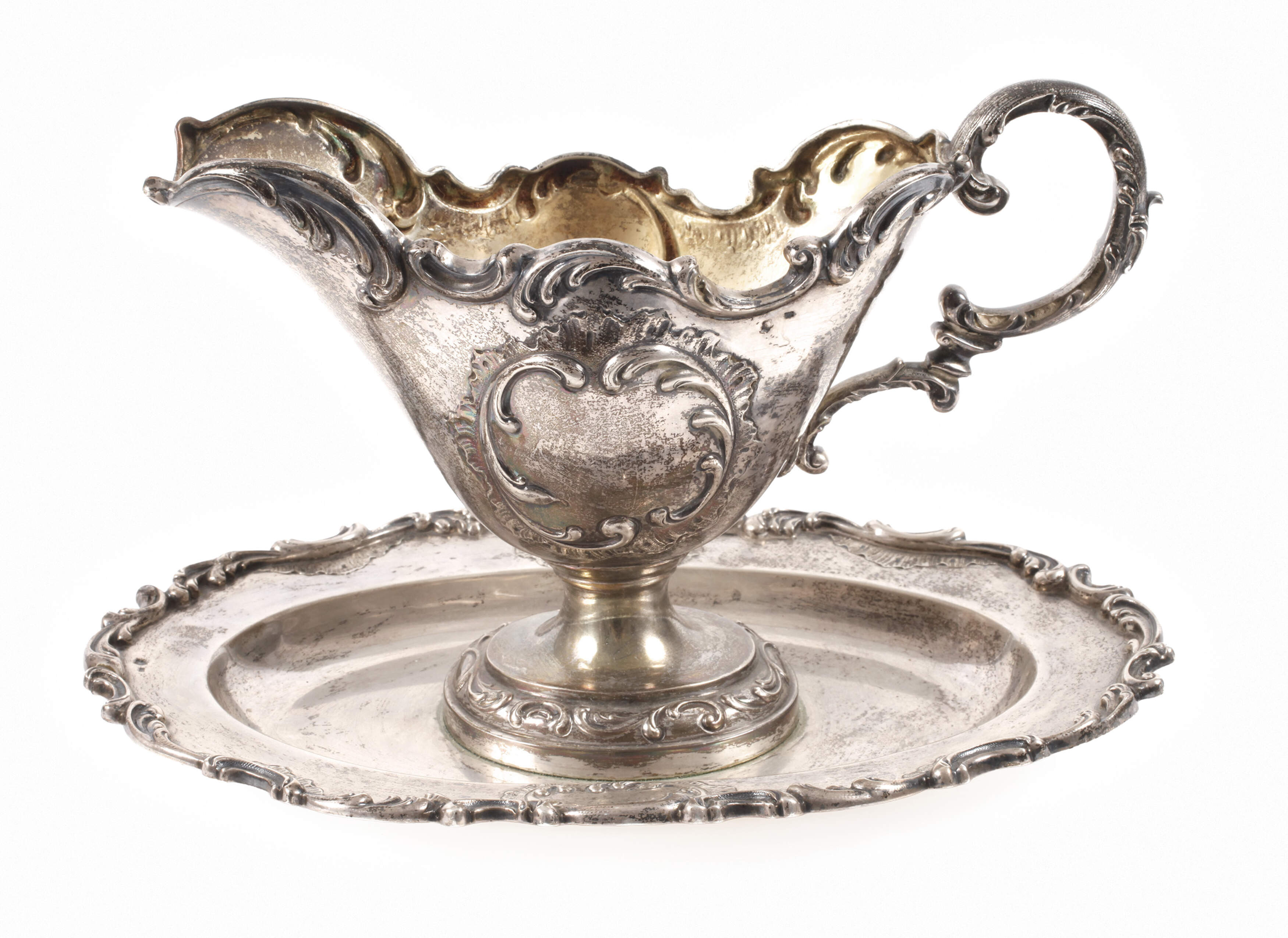 Silbersauciere im Barockstil