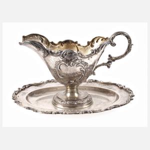 Silbersauciere im Barockstil