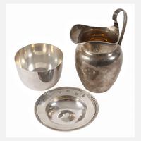 Drei Silberteile England und Amerika111