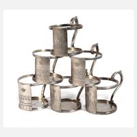 Sechs Teeglashalter Russland111
